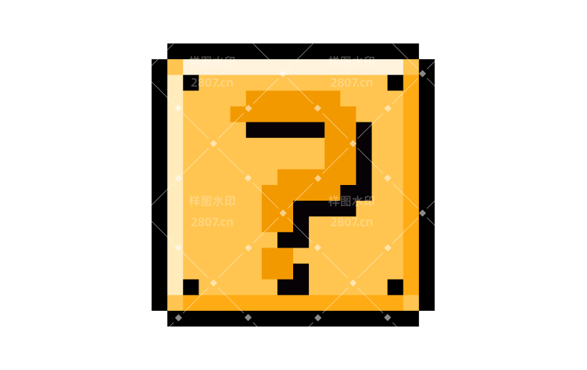 像素风套系贴纸-SVG-箱子