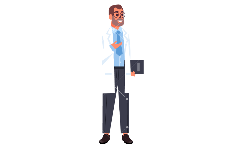 扁平-医疗检查贴纸-男医生-SVG_画板 1.png