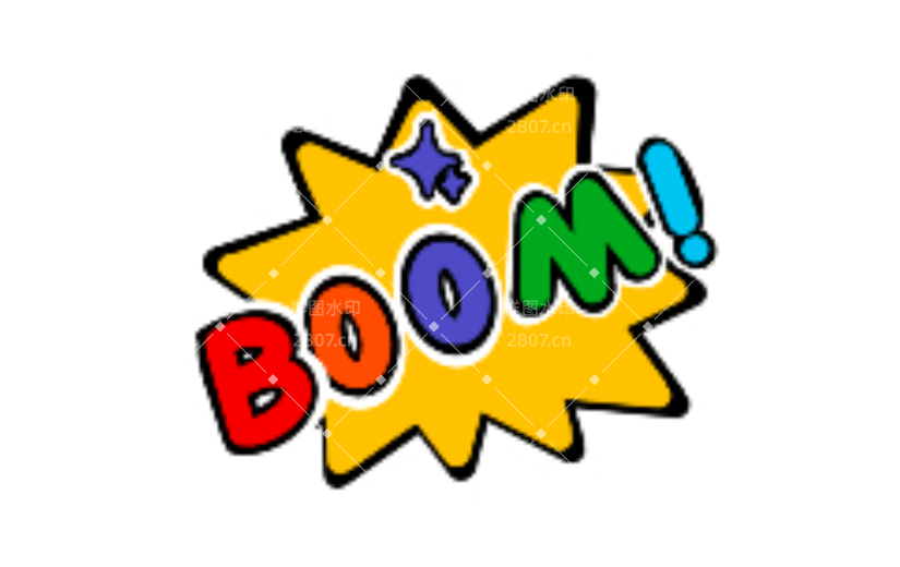 boom卡通可爱动态贴纸