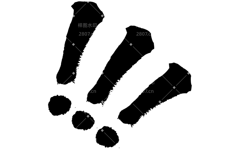 基础符号贴纸感叹号6_画板 1.svg