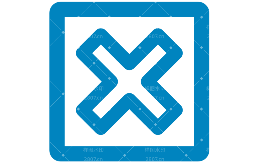 基础符号贴纸打叉6_画板 1.svg