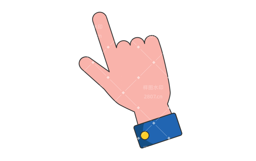 矢量-操作手势元素-SVG5