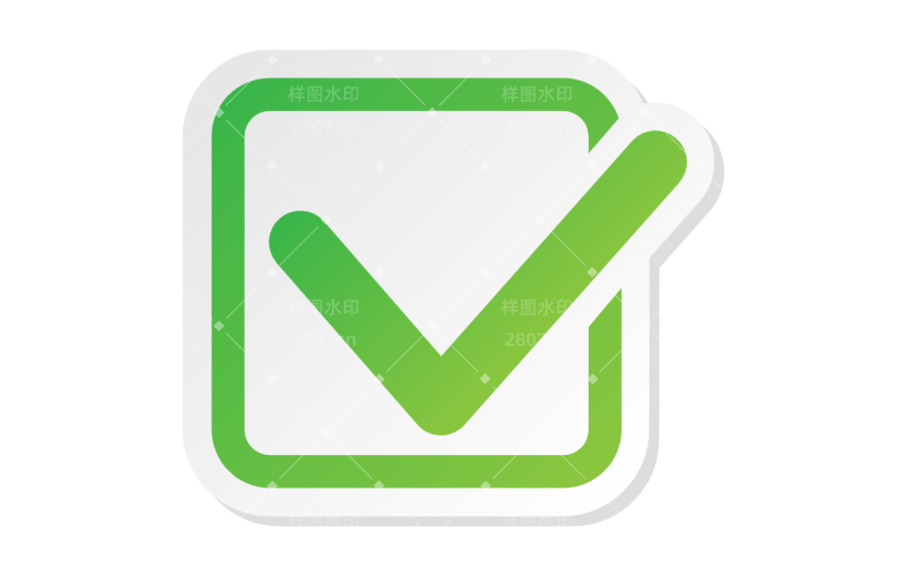 ICON-矢量打勾图标16