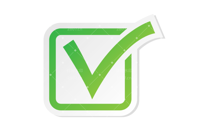 ICON-矢量打勾图标11
