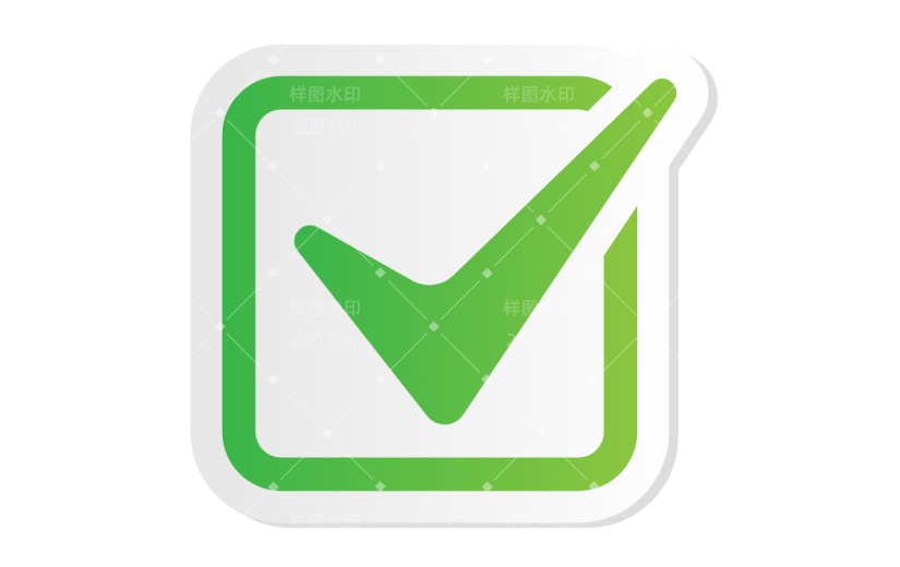 ICON-矢量打勾图标14