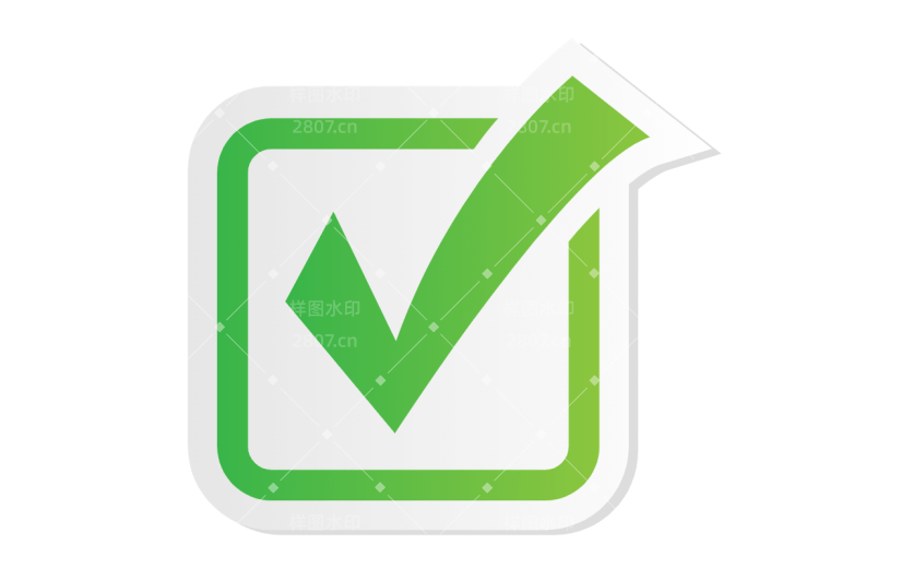 ICON-矢量打勾图标15