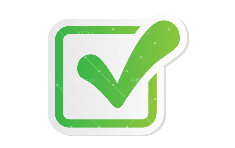 ICON-矢量打勾图标17