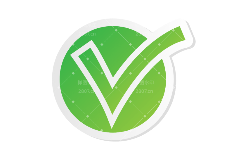 ICON-矢量打勾图标8