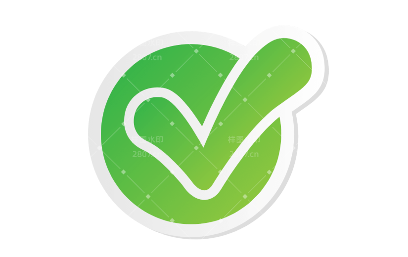 ICON-矢量打勾图标5