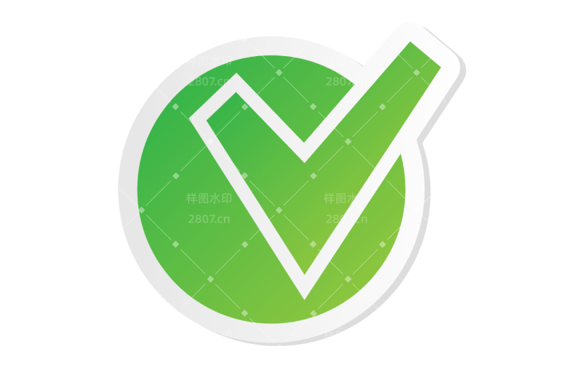 ICON-矢量打勾图标4