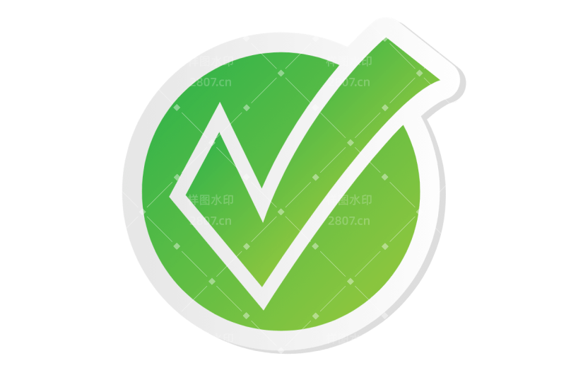 ICON-矢量打勾图标9