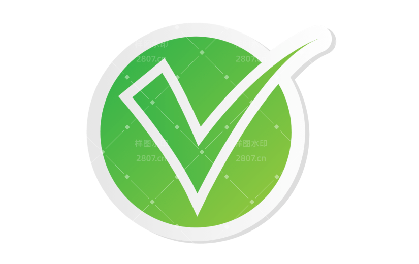 ICON-矢量打勾图标10