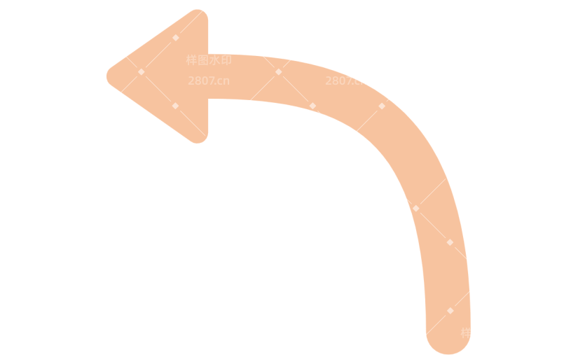 扁平-箭头贴纸-SVG7