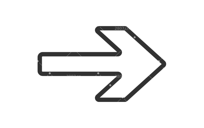 扁平-箭头贴纸-SVG2