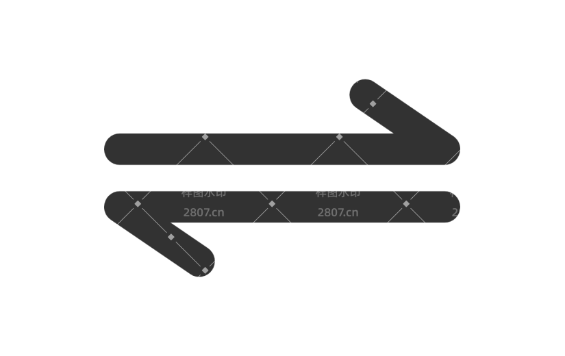 扁平-箭头贴纸-SVG18