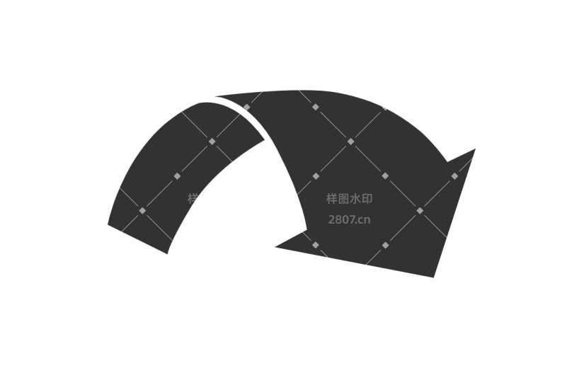 扁平-箭头贴纸-SVG13