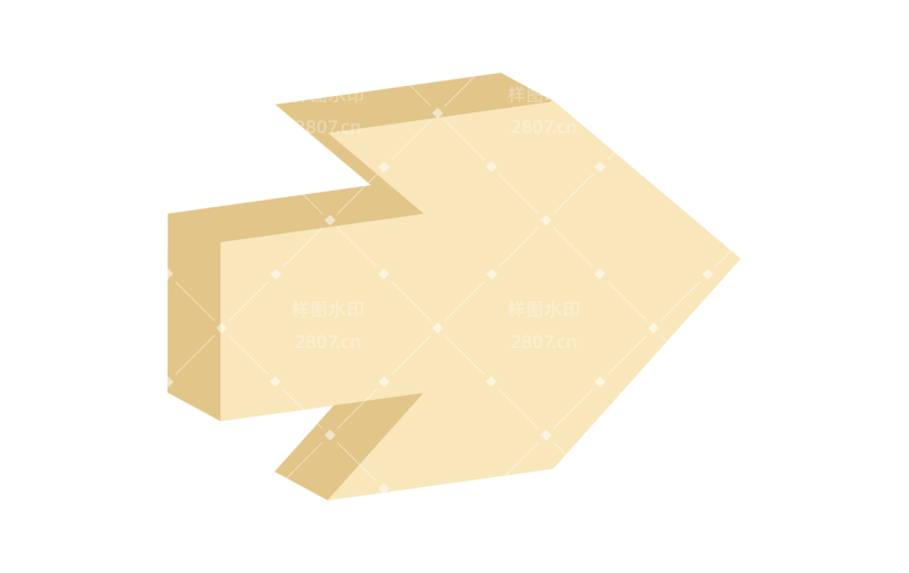 扁平-箭头贴纸-SVG10