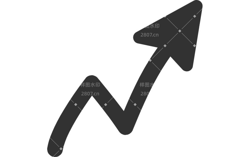 扁平-箭头贴纸-SVG12