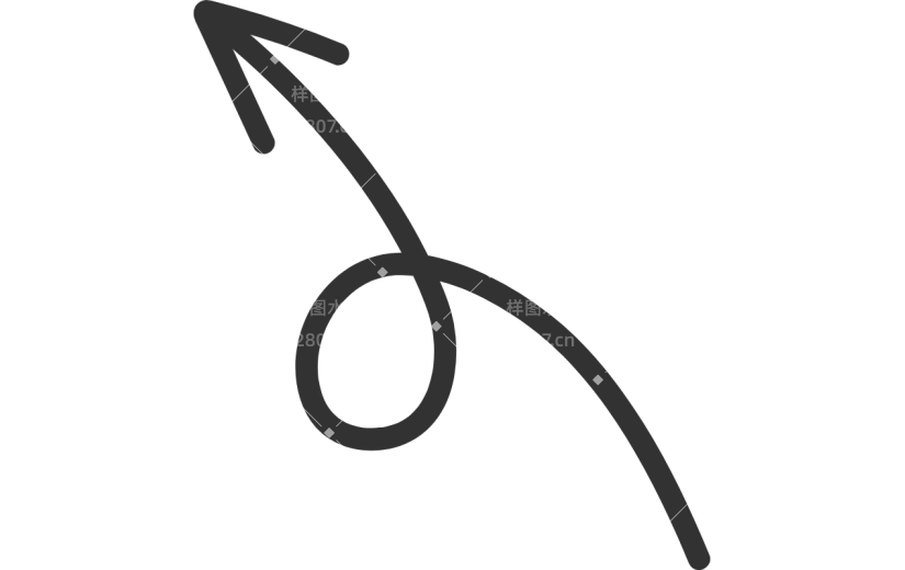 扁平-箭头贴纸-SVG15