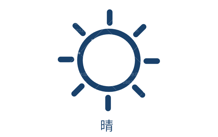 ICON-矢量天气图标-晴