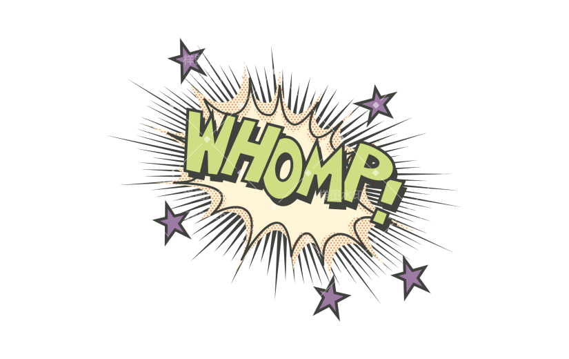 Comic Style Text Sticker