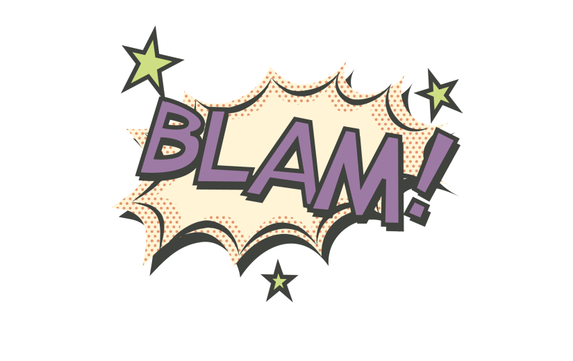 Comic Style Text Sticker