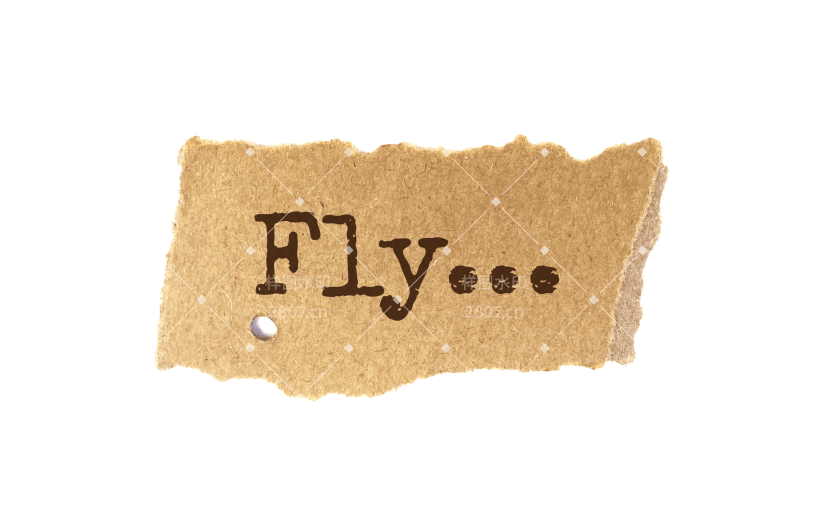 Teared Paper Text Sticker