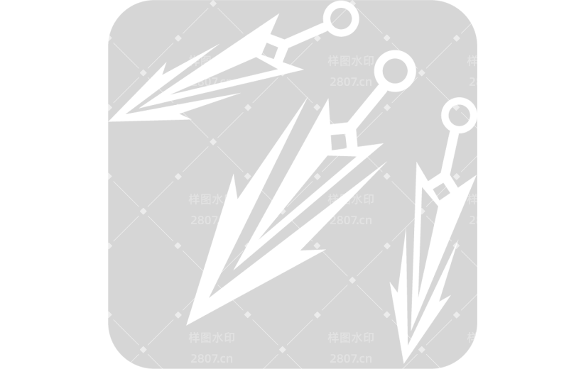 游戏图标箭头元素简约白色贴纸