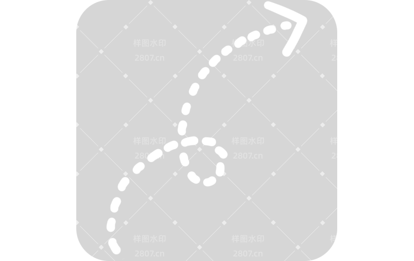 手绘氛围线条装饰箭头