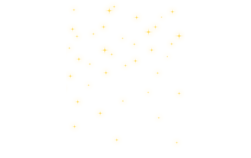 星星星光元素简约风白色贴纸