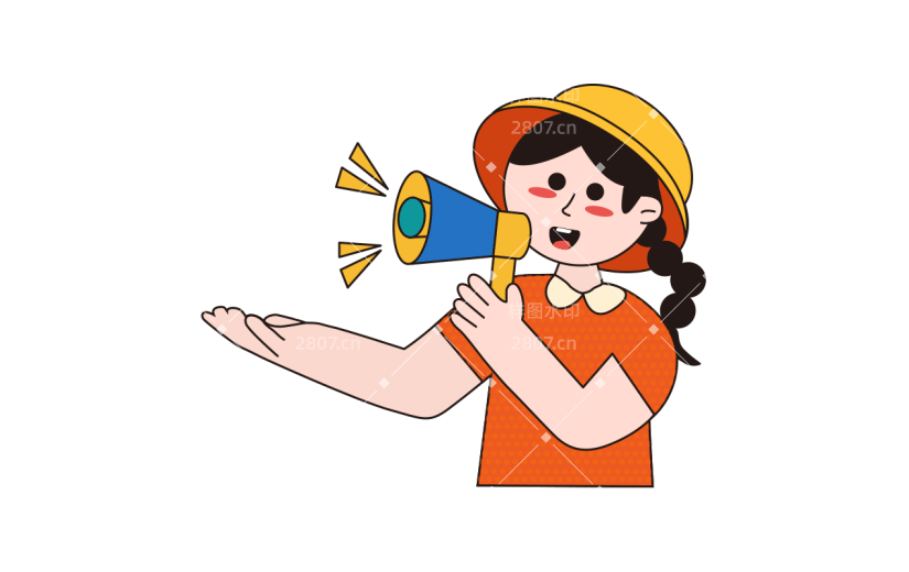 卡通感教育培训女生元素