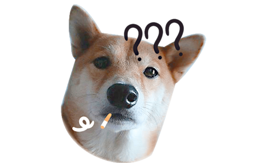 通用柴犬可爱感贴纸