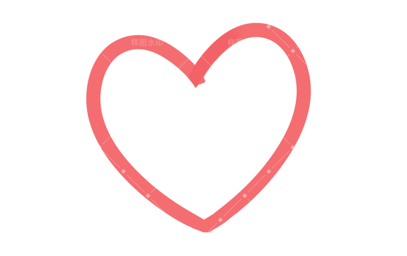 【微商】简约图形心形