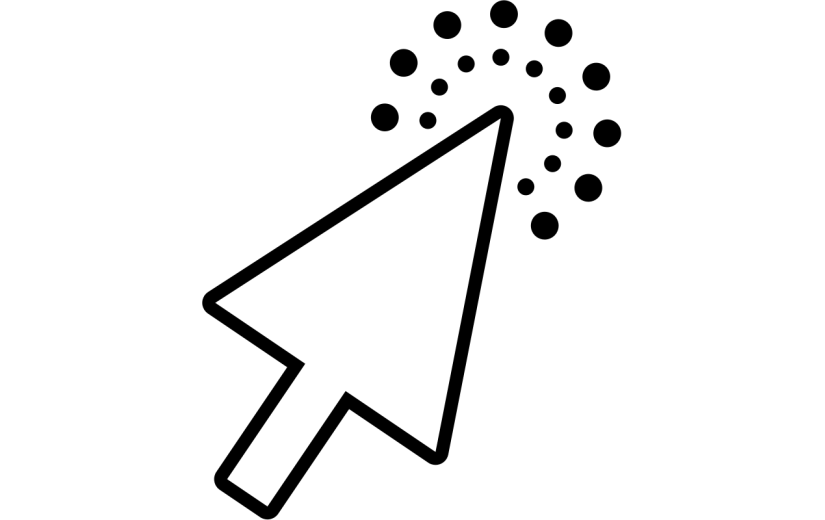 图标系列-通用-箭头点击矢量图标贴纸