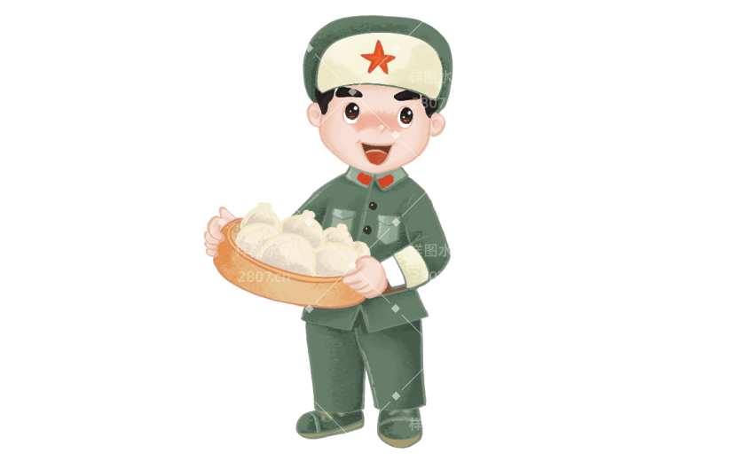 可爱风卡通手绘贴纸-雷锋