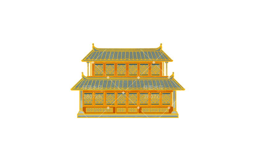 双十一双11电商促销活动中国风国潮建筑