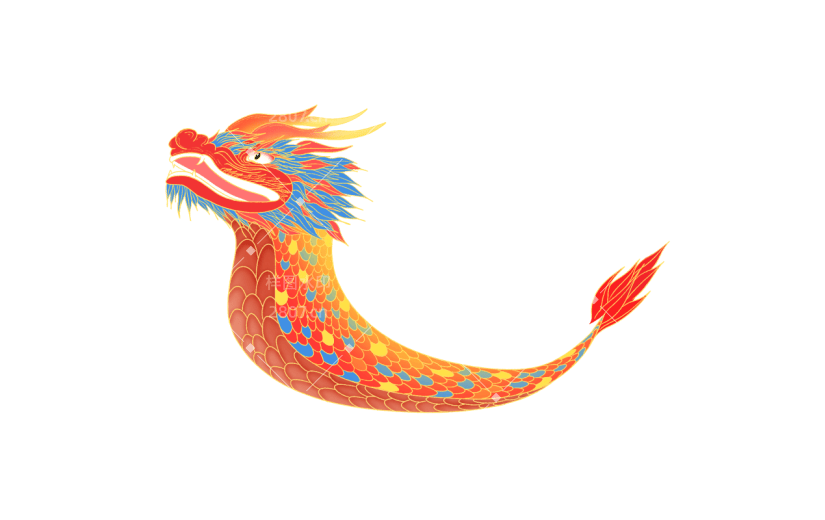 中国风-端午节贴纸-龙舟