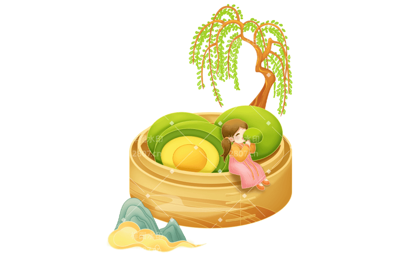 卡通感文体娱乐女人元素 