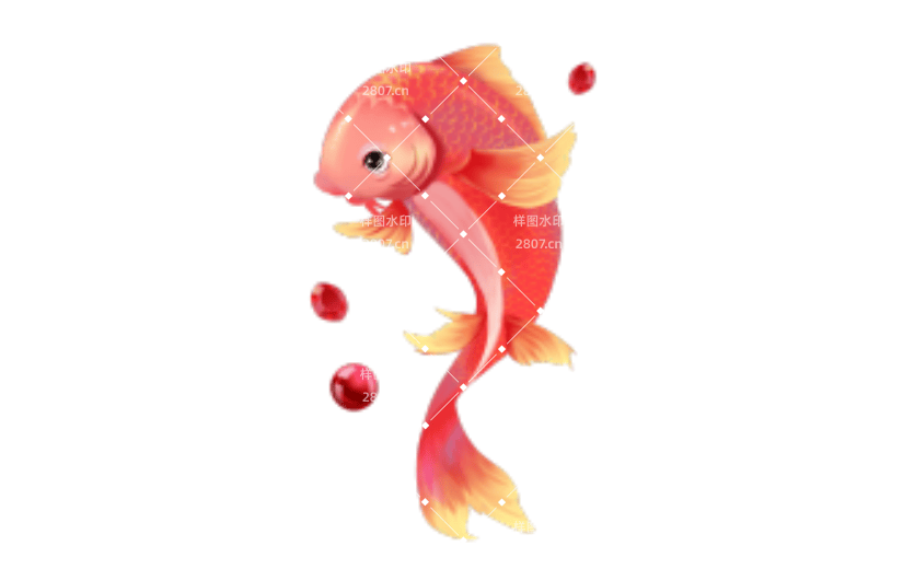 鼠年春节华丽锦鲤
