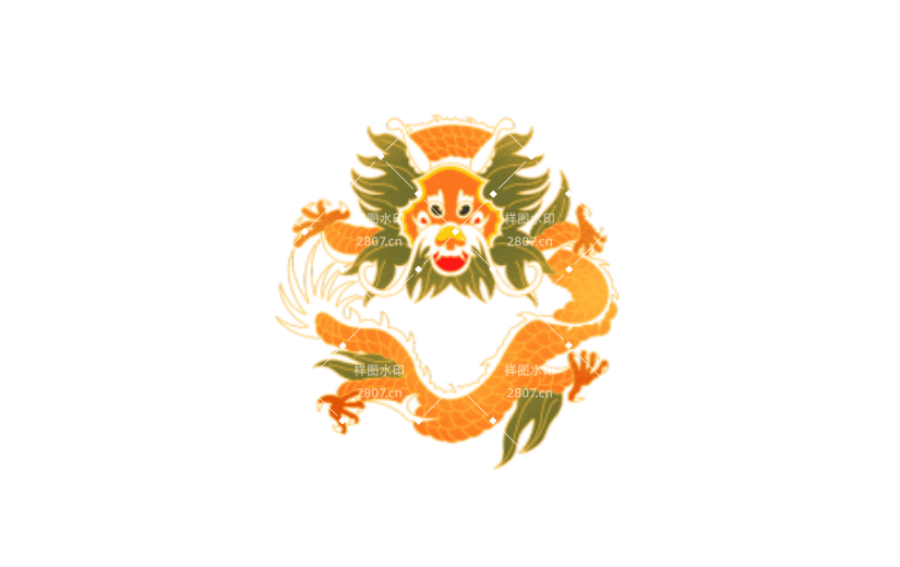 国潮传统龙中国风元素