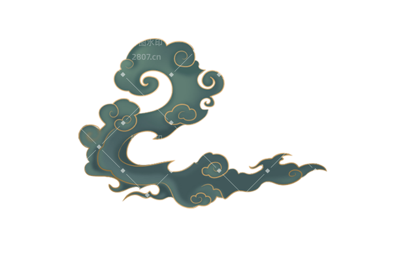 中秋热点贴纸-祥云