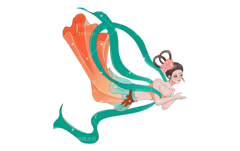 中国风人物插画-仙女