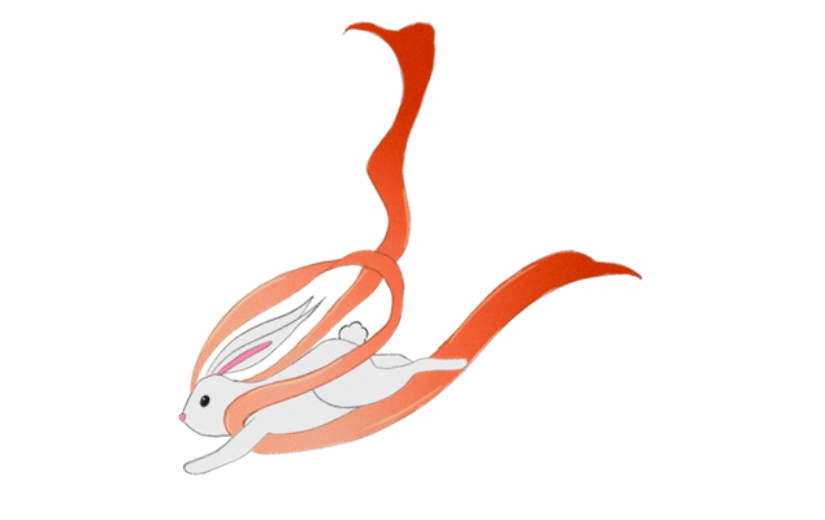 中国风插画-兔子