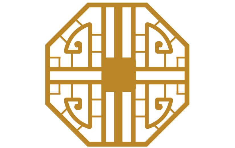 中国风边框底纹矢量贴 纸-窗户