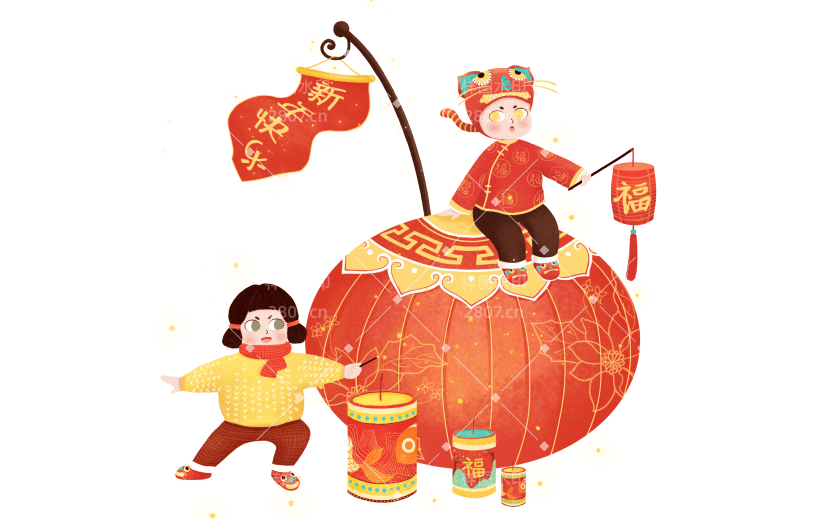 春节节日主题-新年快乐