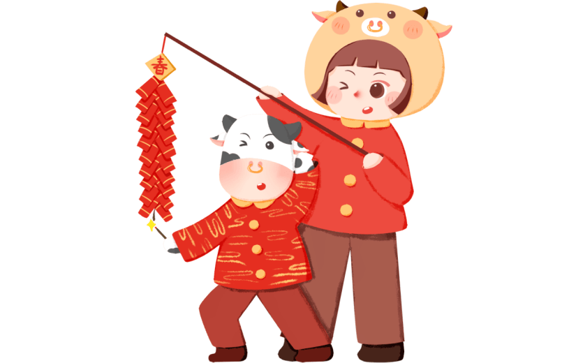 春节元素主题素材-鞭炮