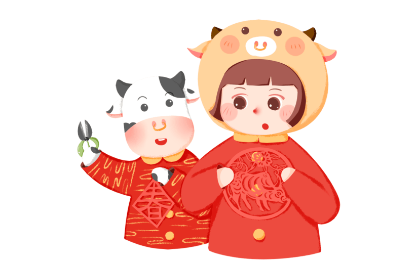 春节元素主题素材-窗花