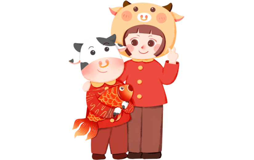 春节元素主题素材-锦鲤