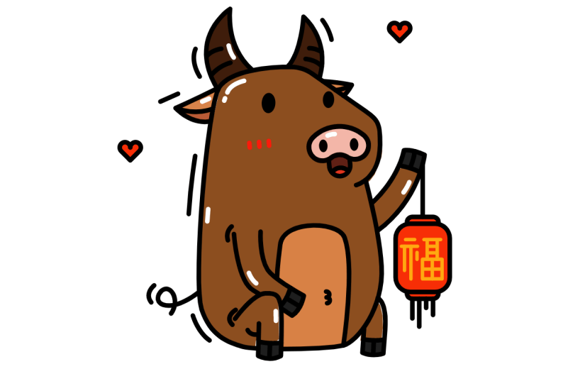 牛年春节元素主题素材