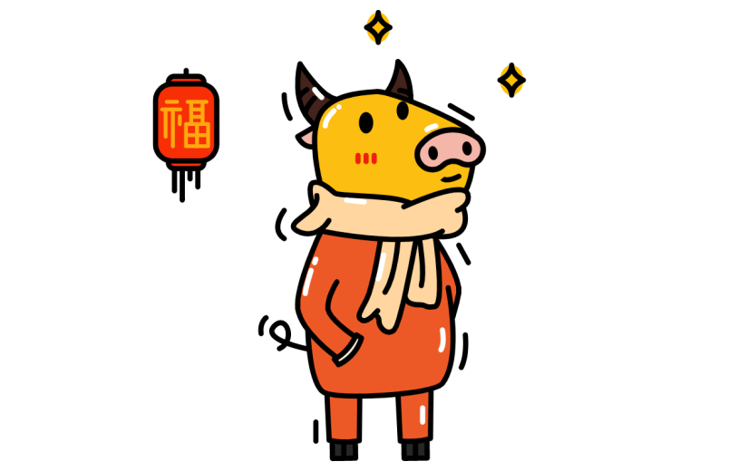 牛年春节元素主题素材